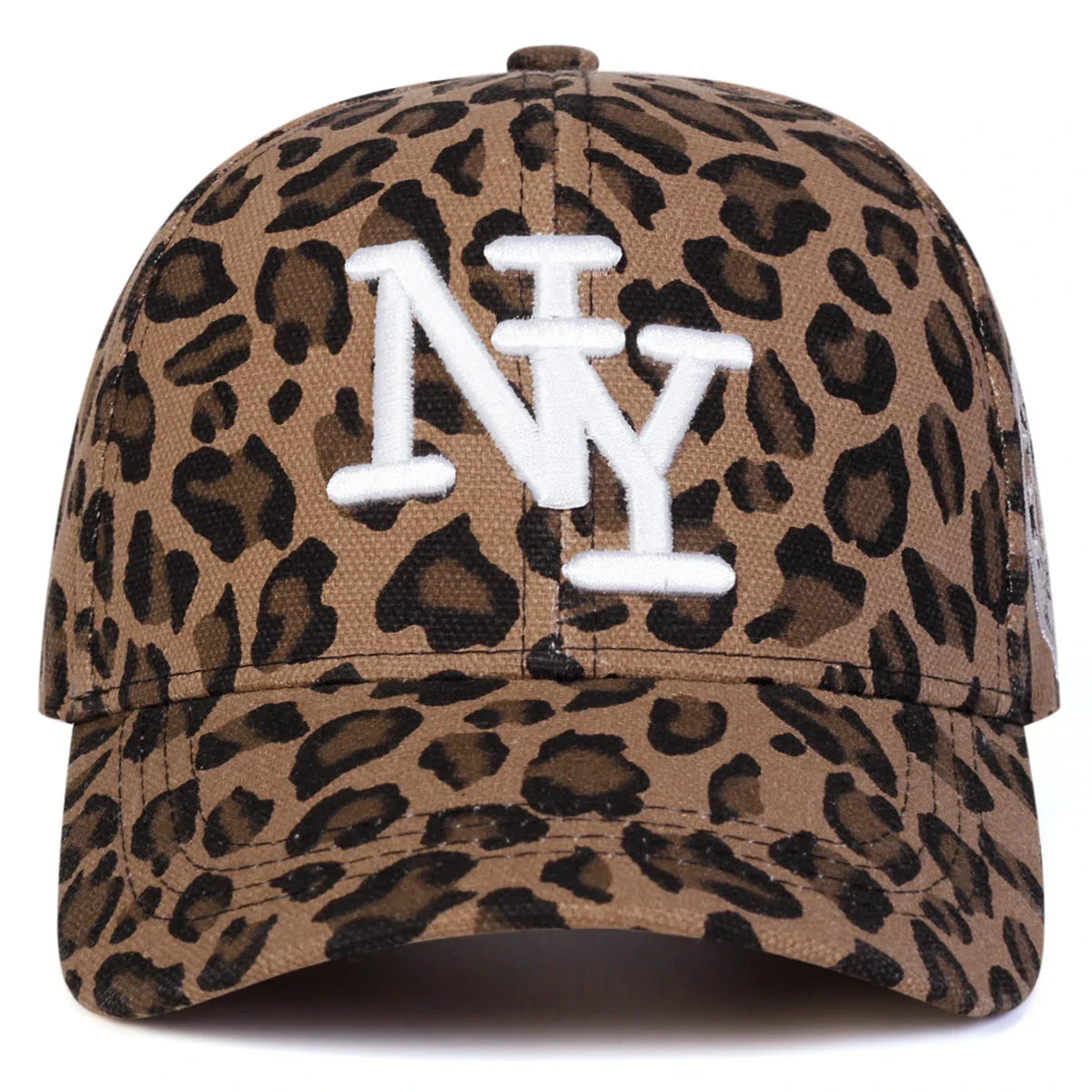 NY Cheetah Print Fashion Cap