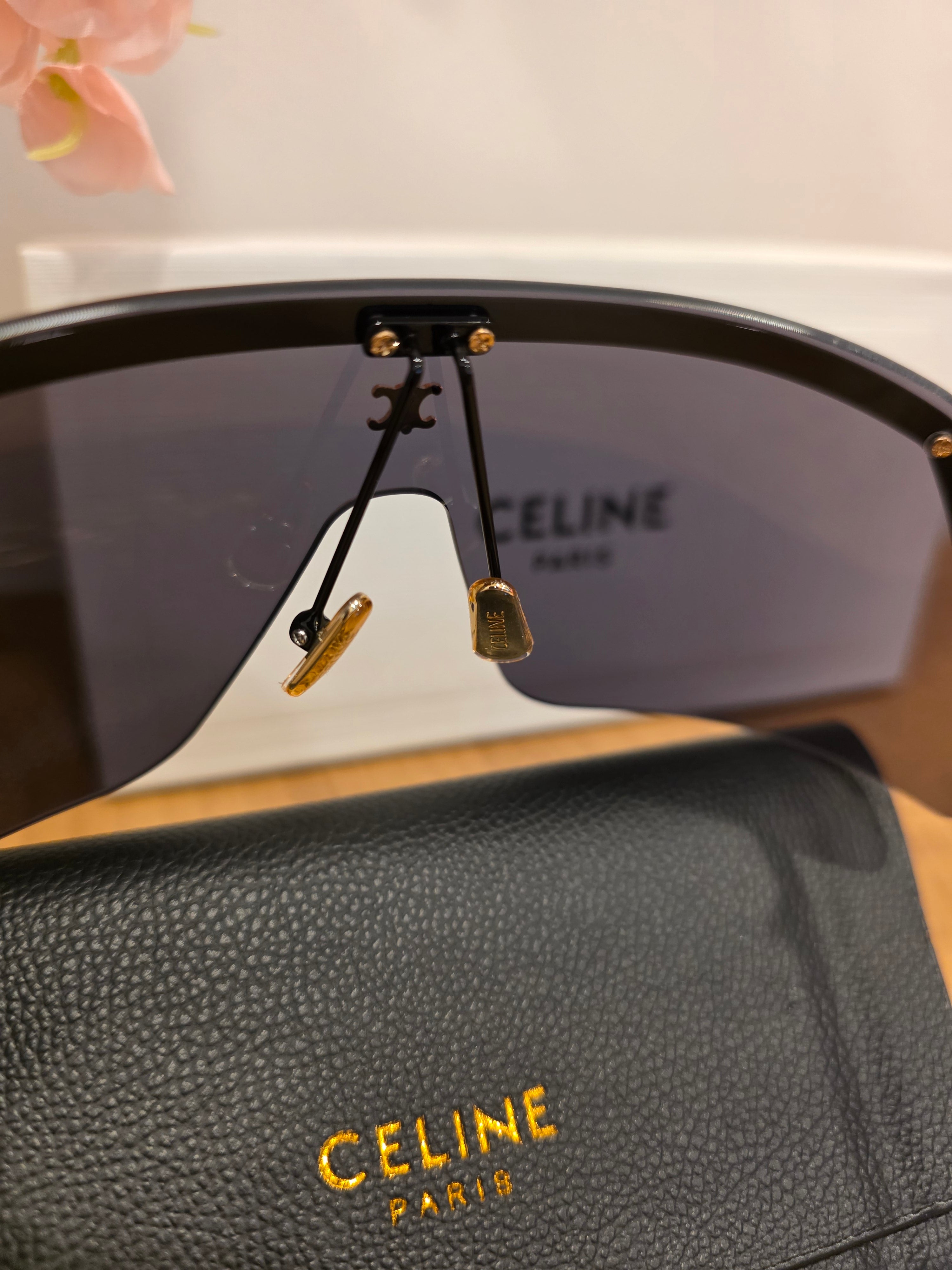 Morning Black Shield Sunglasses