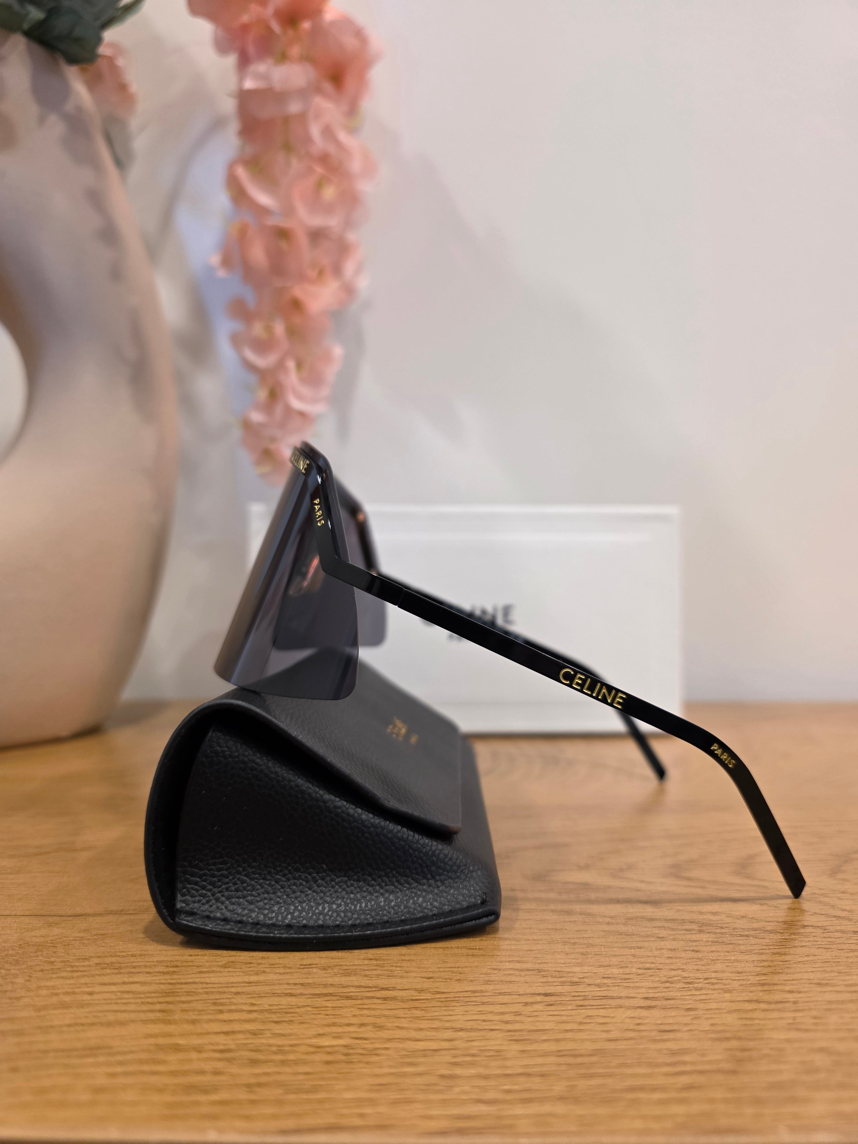 Morning Black Shield Sunglasses
