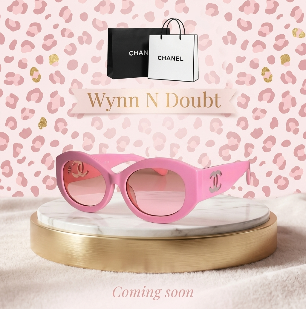 Pink Oval Sunglasses